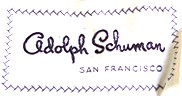 Adolph Schuman label