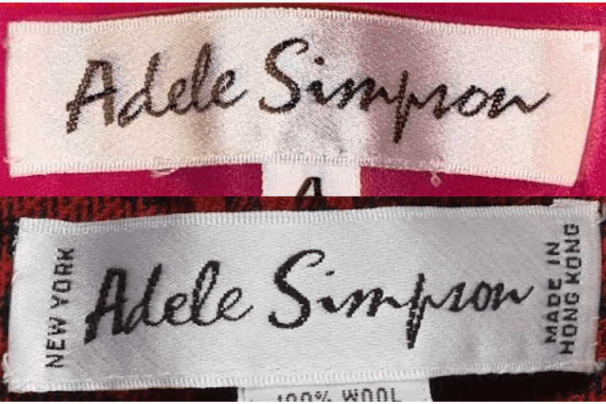 Block-and-Cursive Tags label