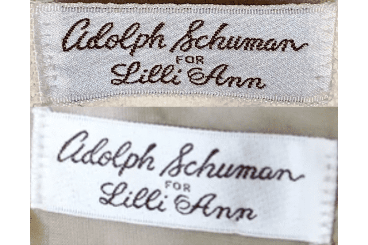 Modernised Burgundy Tags label