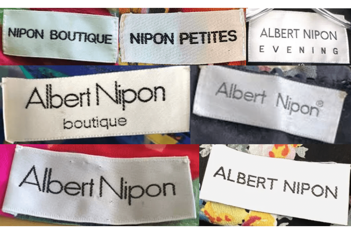 'Boutique' & 'Evening' Tags label