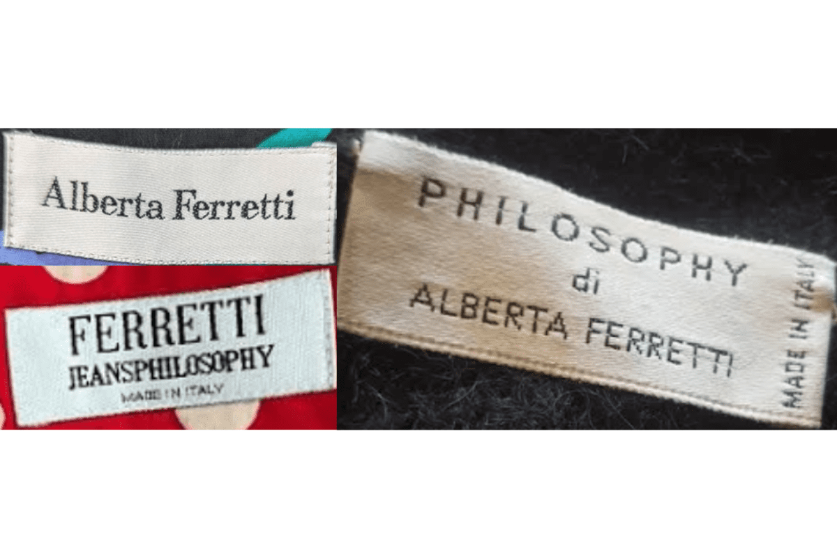 'Philosophy' Made-in-Italy Tags label