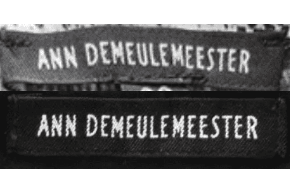 Detailed Monochrome Tags label