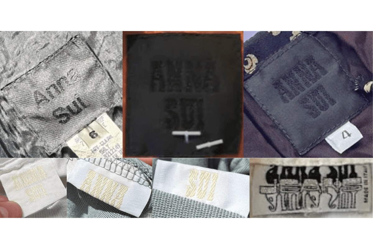Black-Ground Italy-Made Tags label