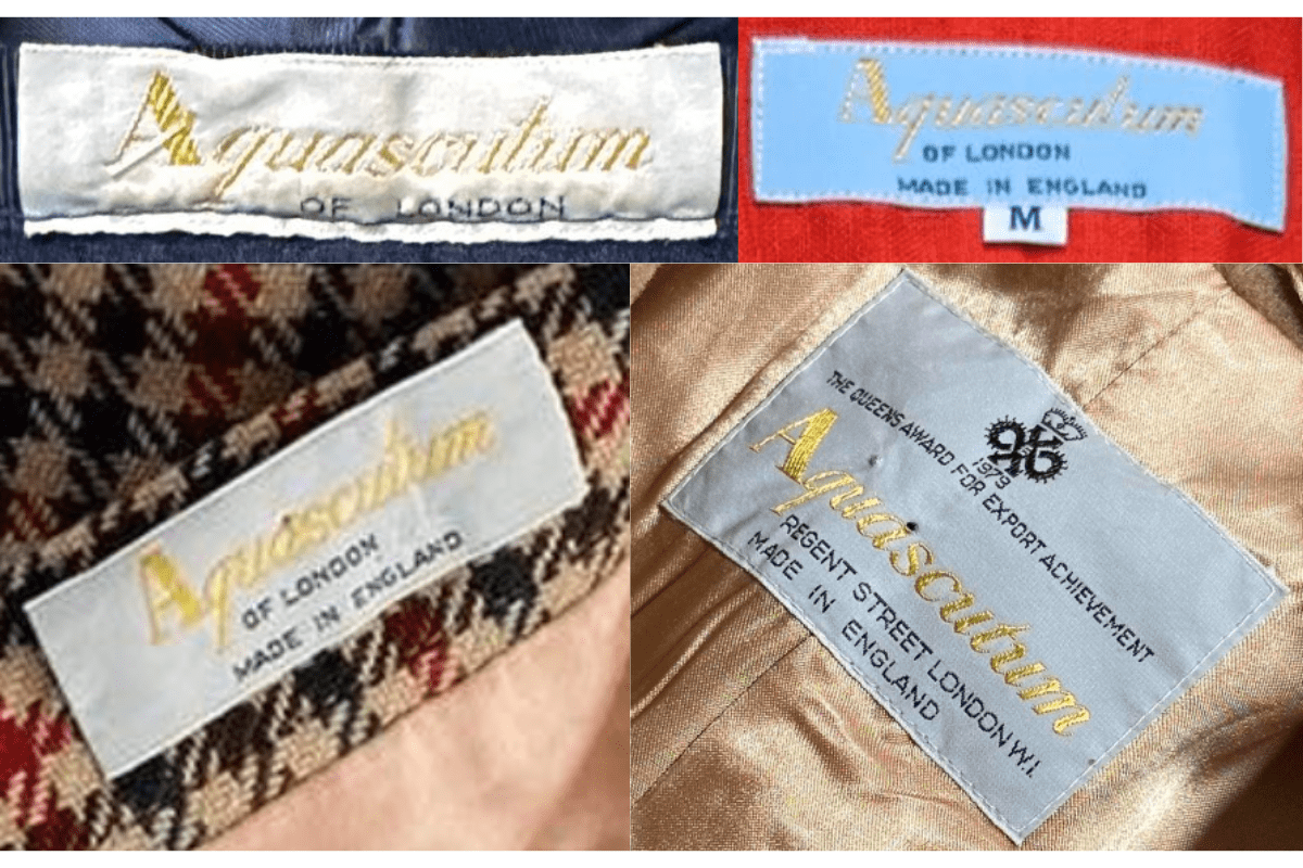 'Made in England' Crested Tags label
