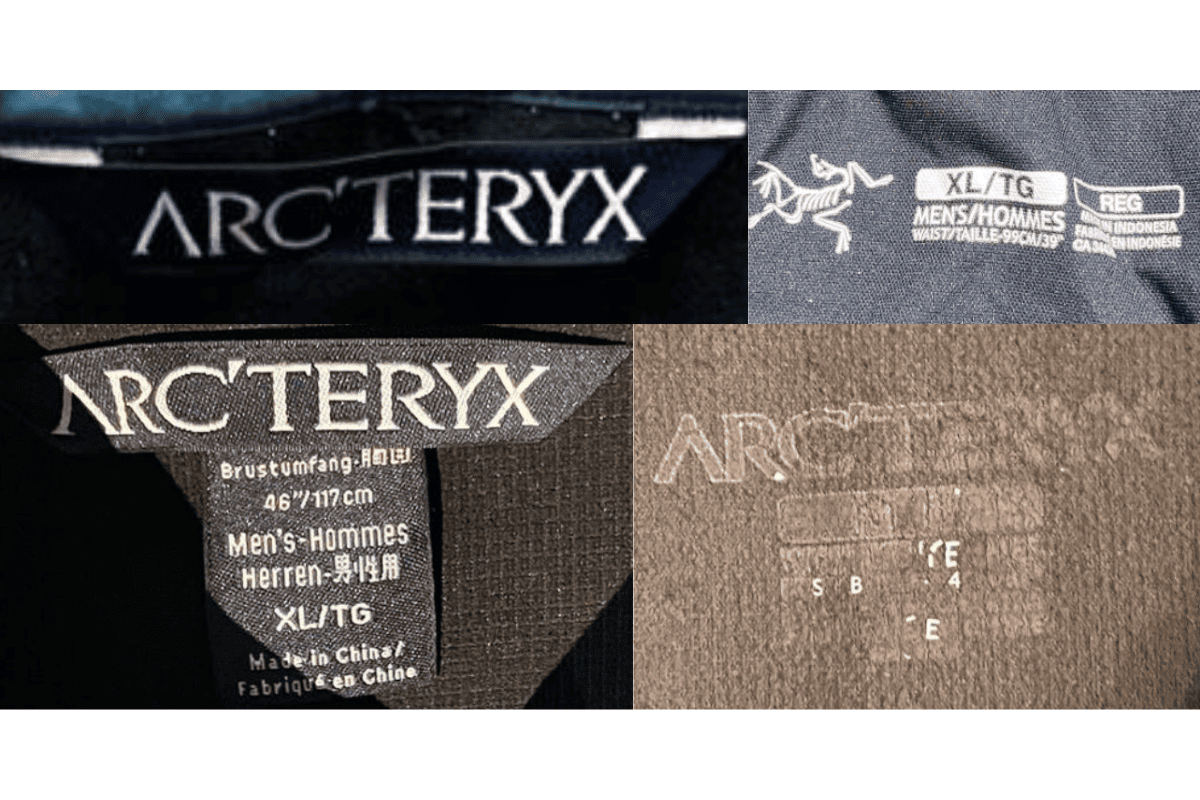 Navy/Grey Detail Tags label