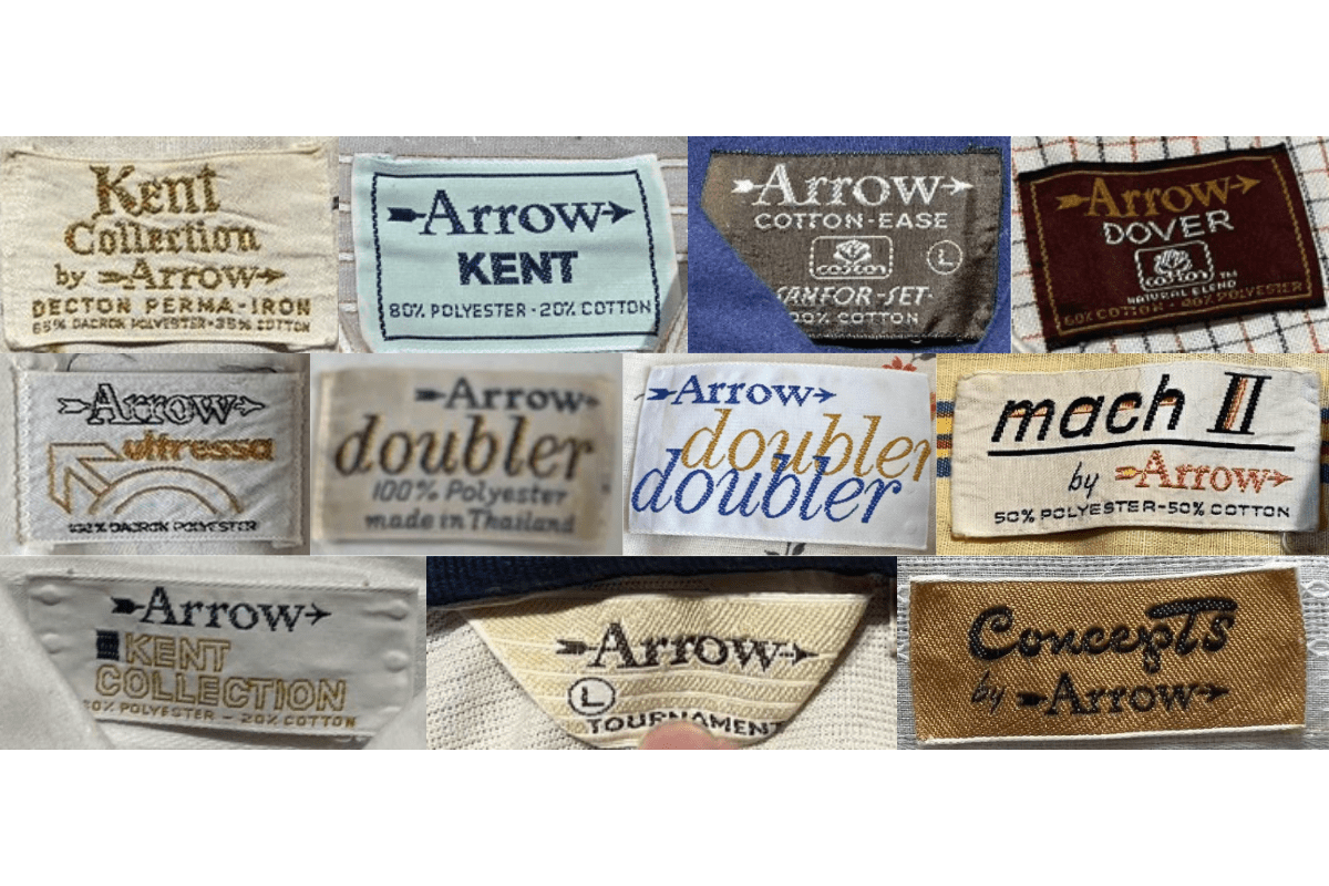 Mixed-Font Bright Tags label