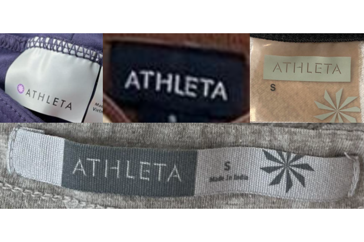 Flower-Emblem Cloth Tags label