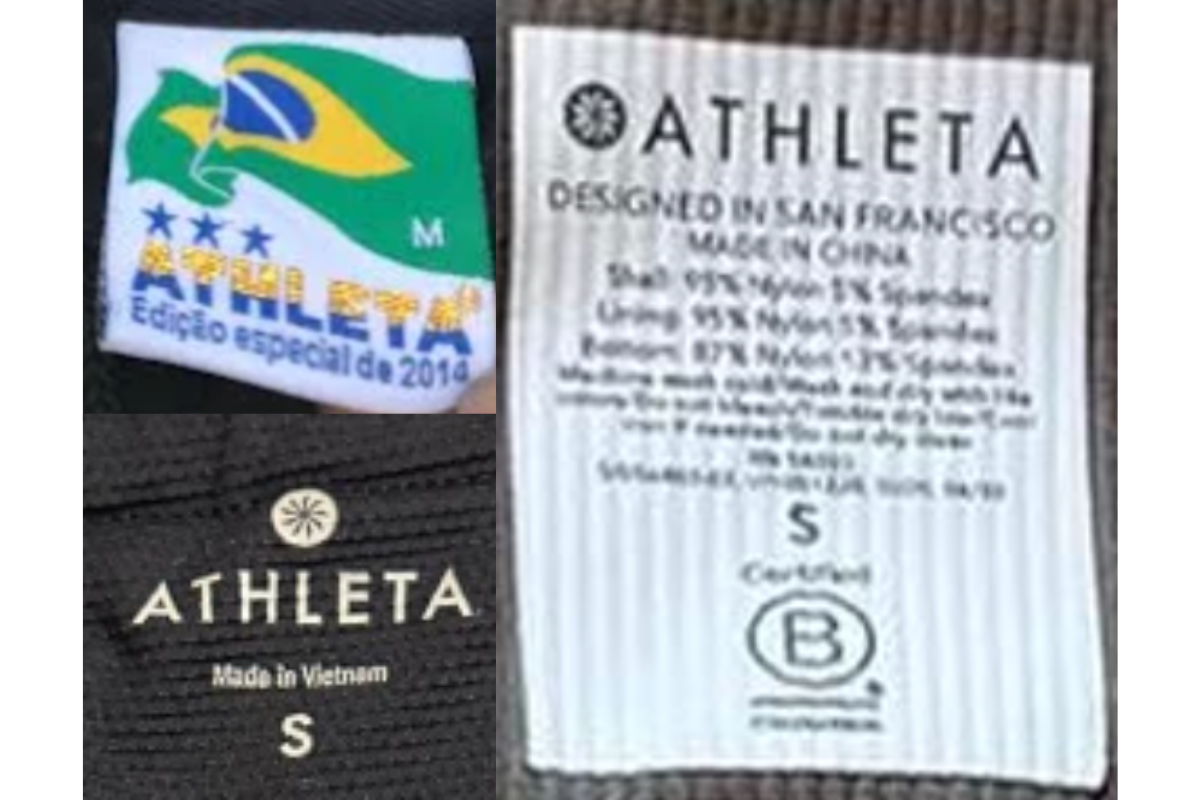 'Designed in SF' Modern Tags label
