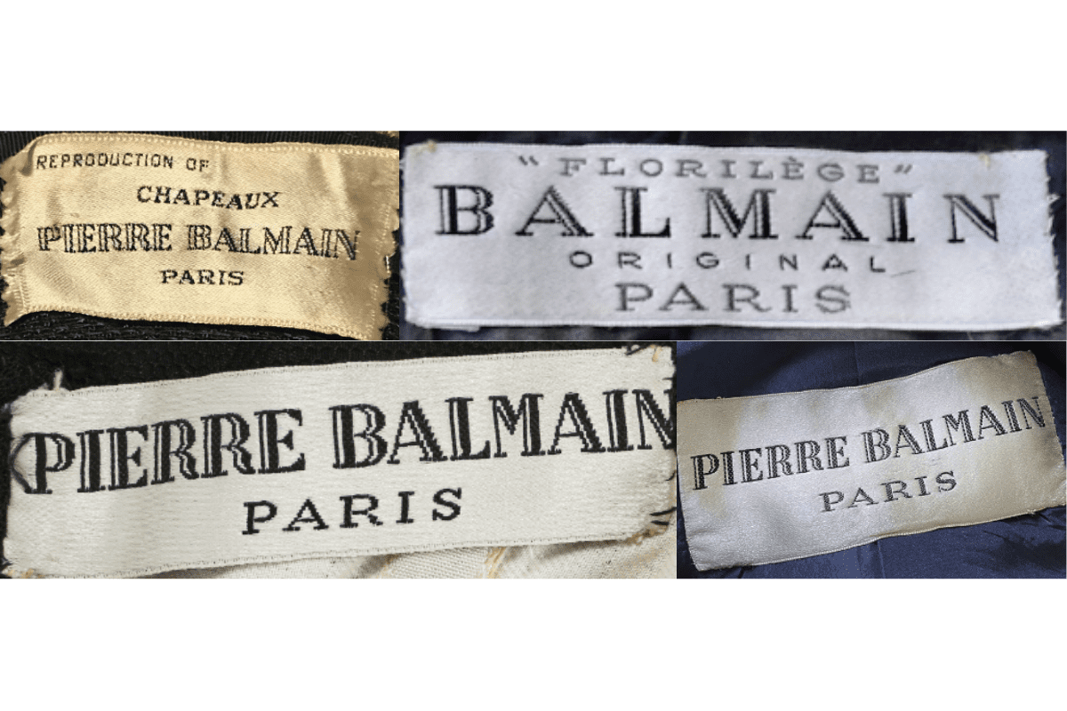 Boxed 'PB' Monogram Tags label
