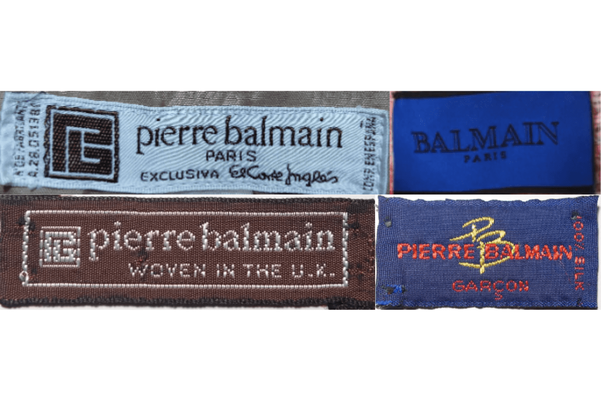 'Garçon' & 'Exclusiva' Tags label