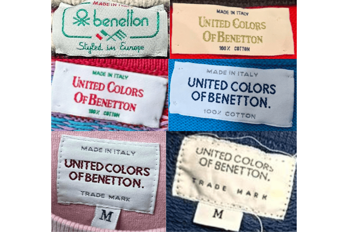 United Colors Green-Box Tags label