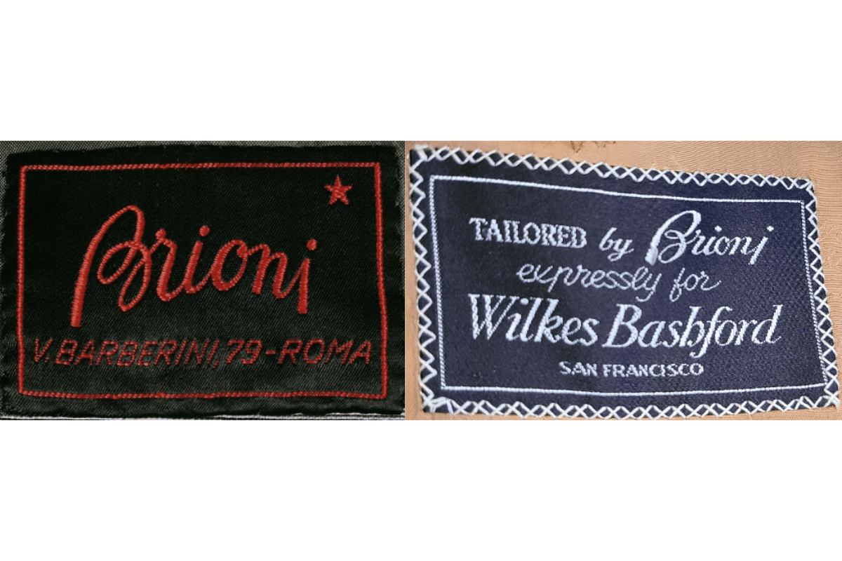 Roman Style Partner Tags label