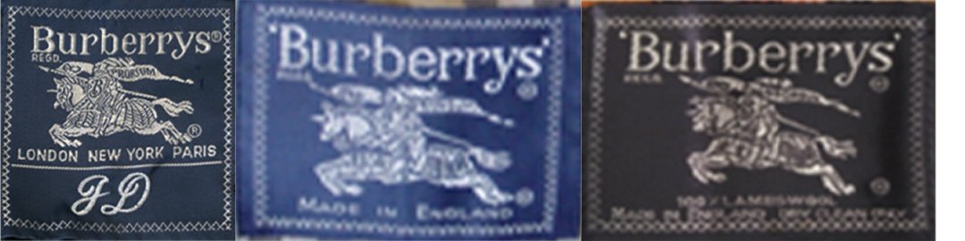 Burberrys of London label