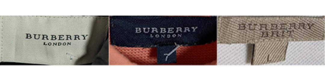 Burberry — Singular Rebrand label