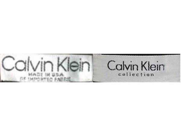 cK Emblem & Size Tab label