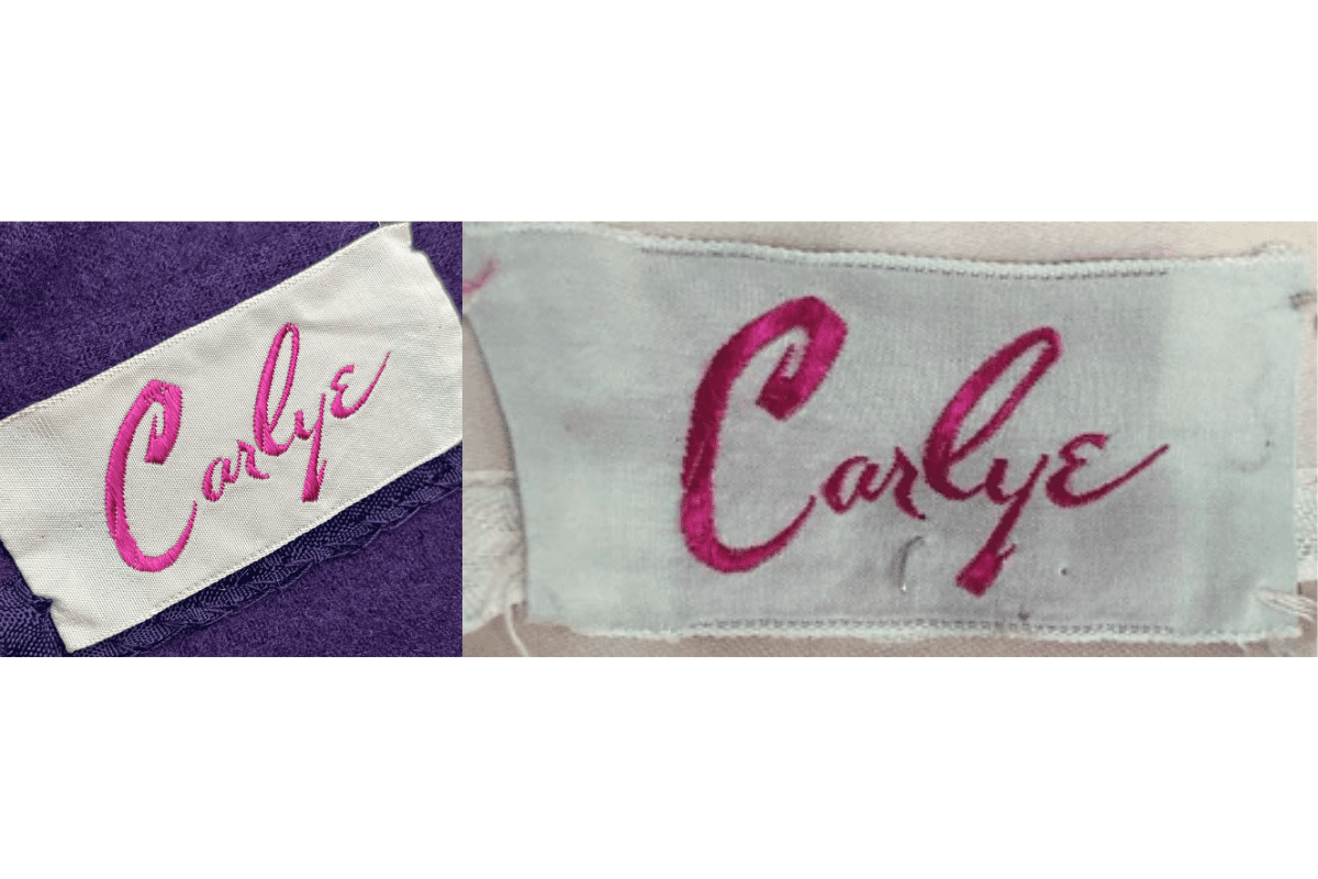 Refined Cursive Tags label