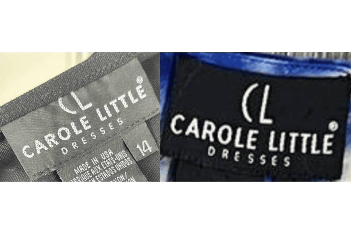 Minimal CL Logo Tags label