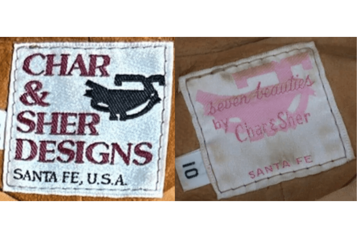 1990s Santa Fe Tags label