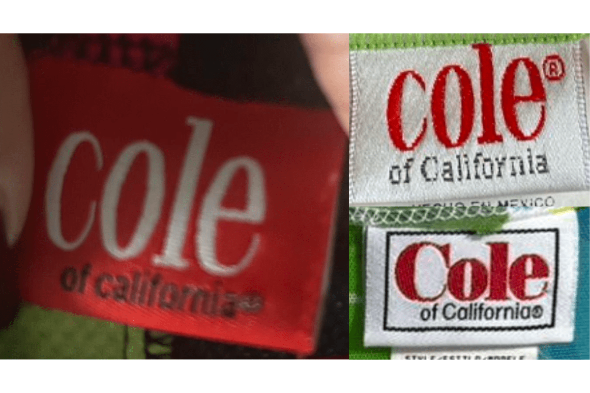 1990s Modern Streamlined Tags label