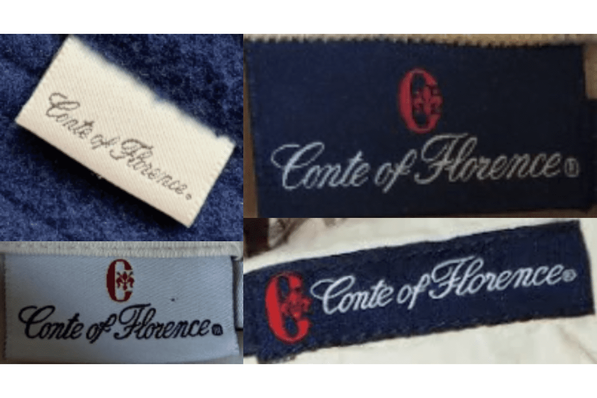 2000s Modern Dark Tags label