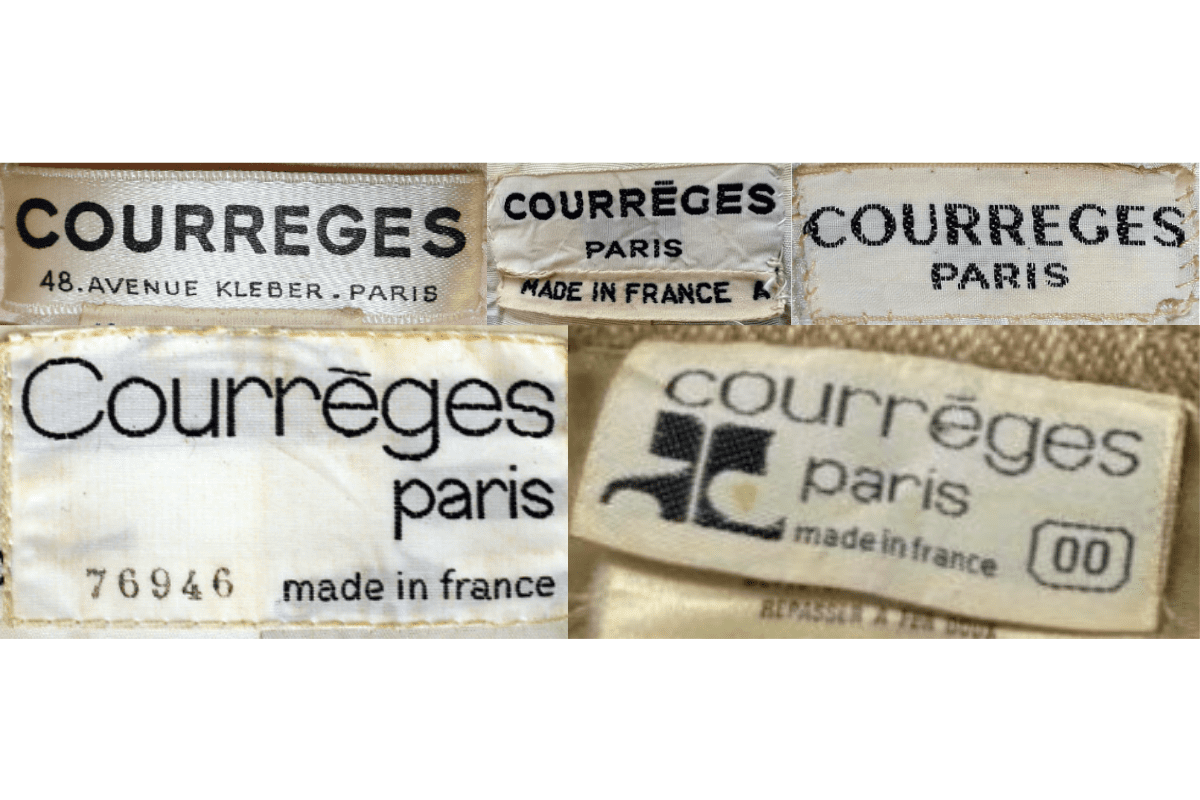 1960s Couture Paris Tags label