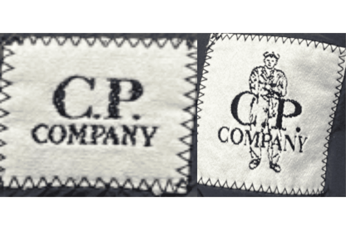 2000s vintage CP Company tags label