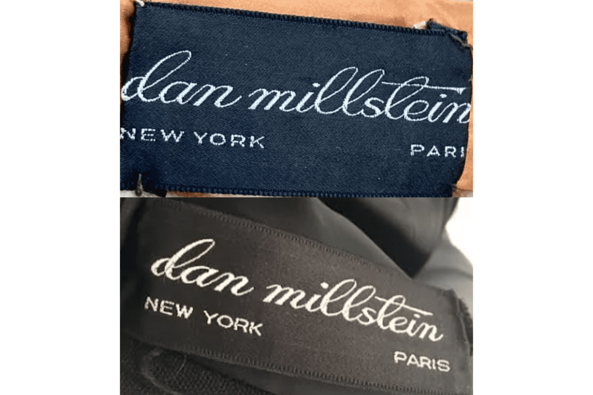 1960s Bold Serif Design Tags label