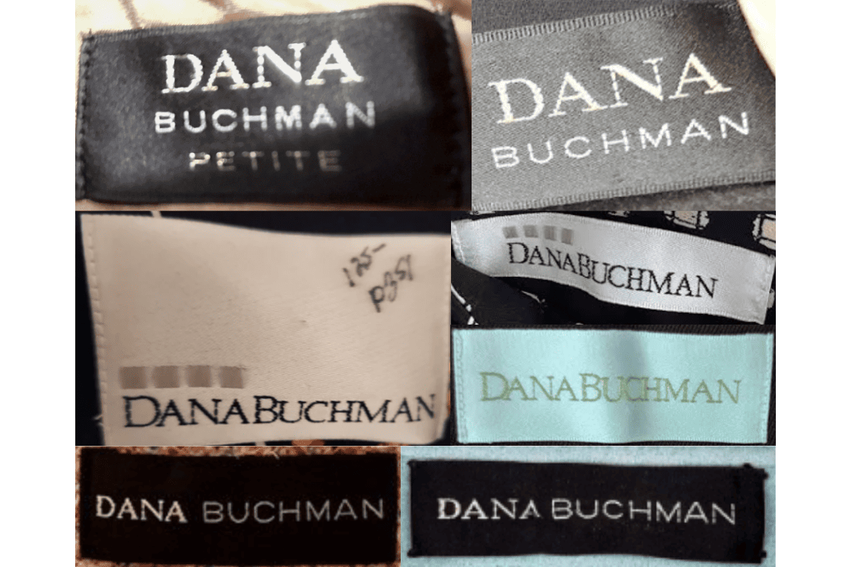 1990s Italic Upscale Tags label