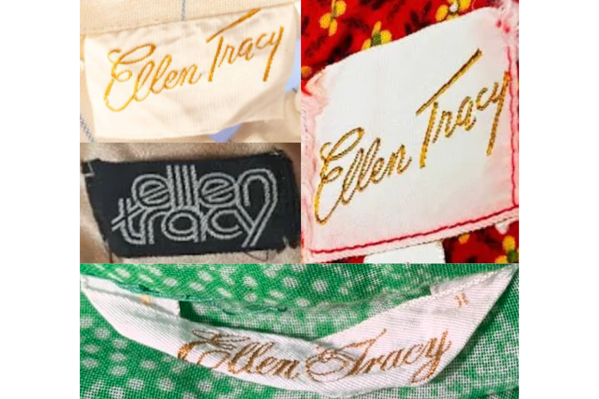 1960s Intricate Cursive Tags label