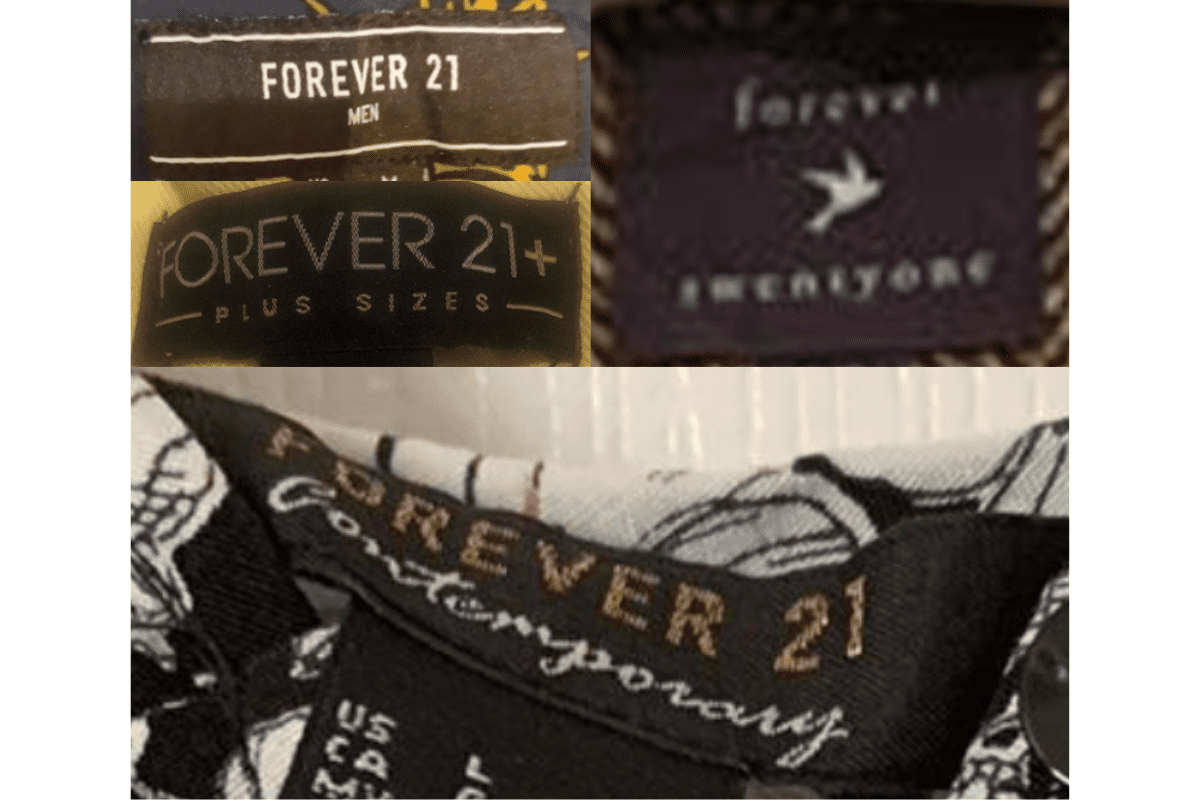 2000s–2010s Fast-Fashion Peak Tags label