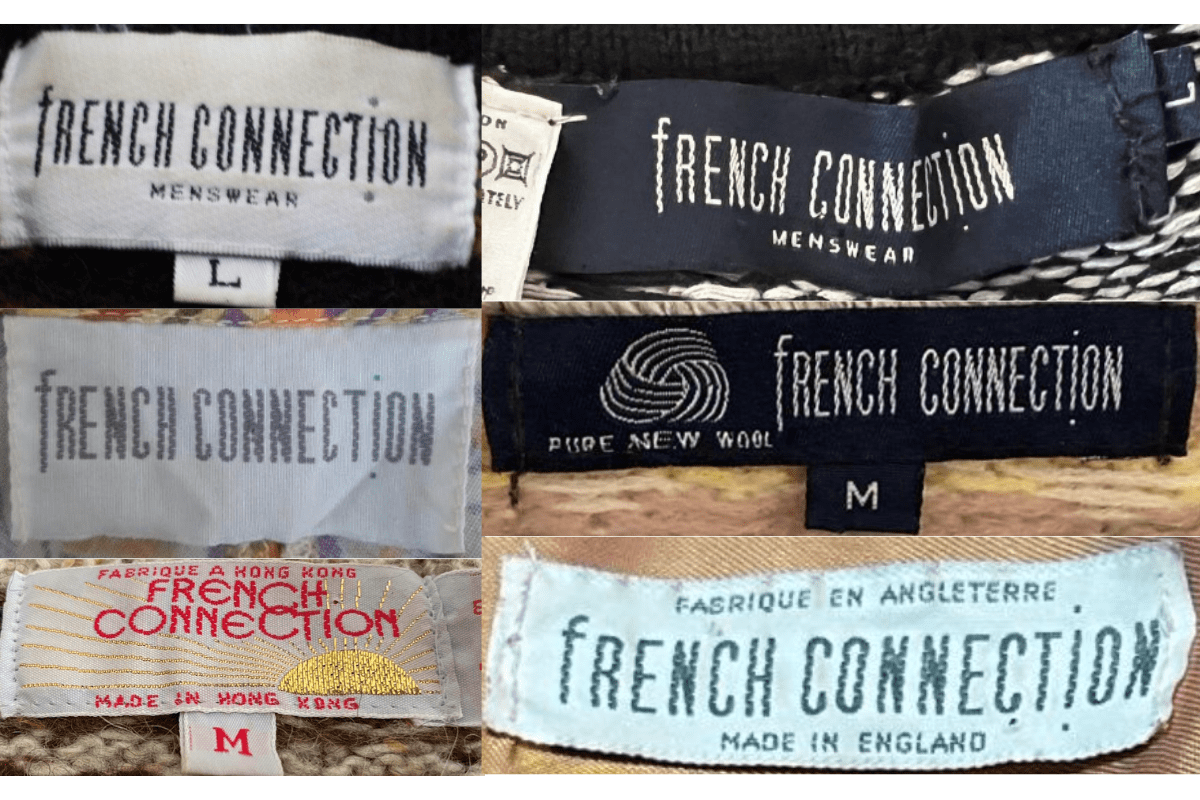 1970s–1983 Original Typeface Tags label