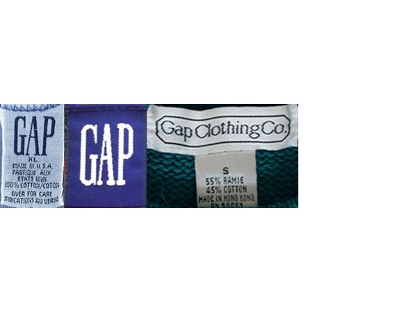 Blue Box Logo Tags label