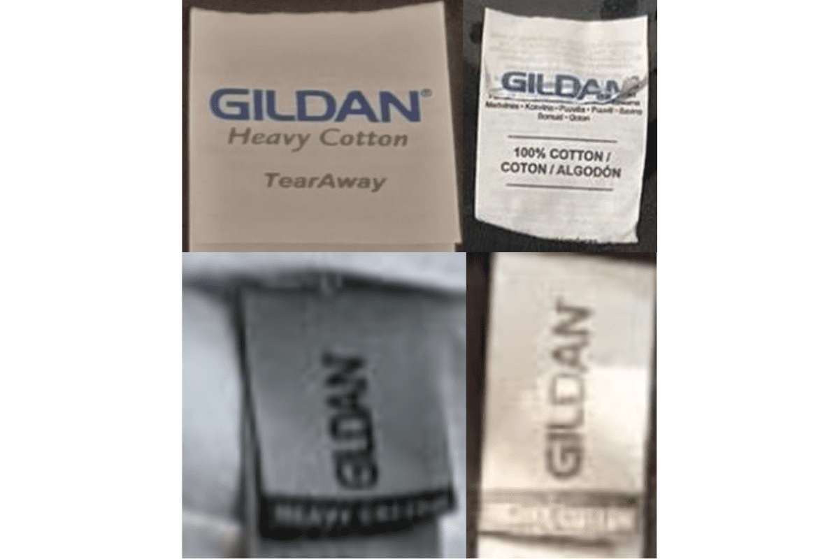 2010s Streamlined Tags label