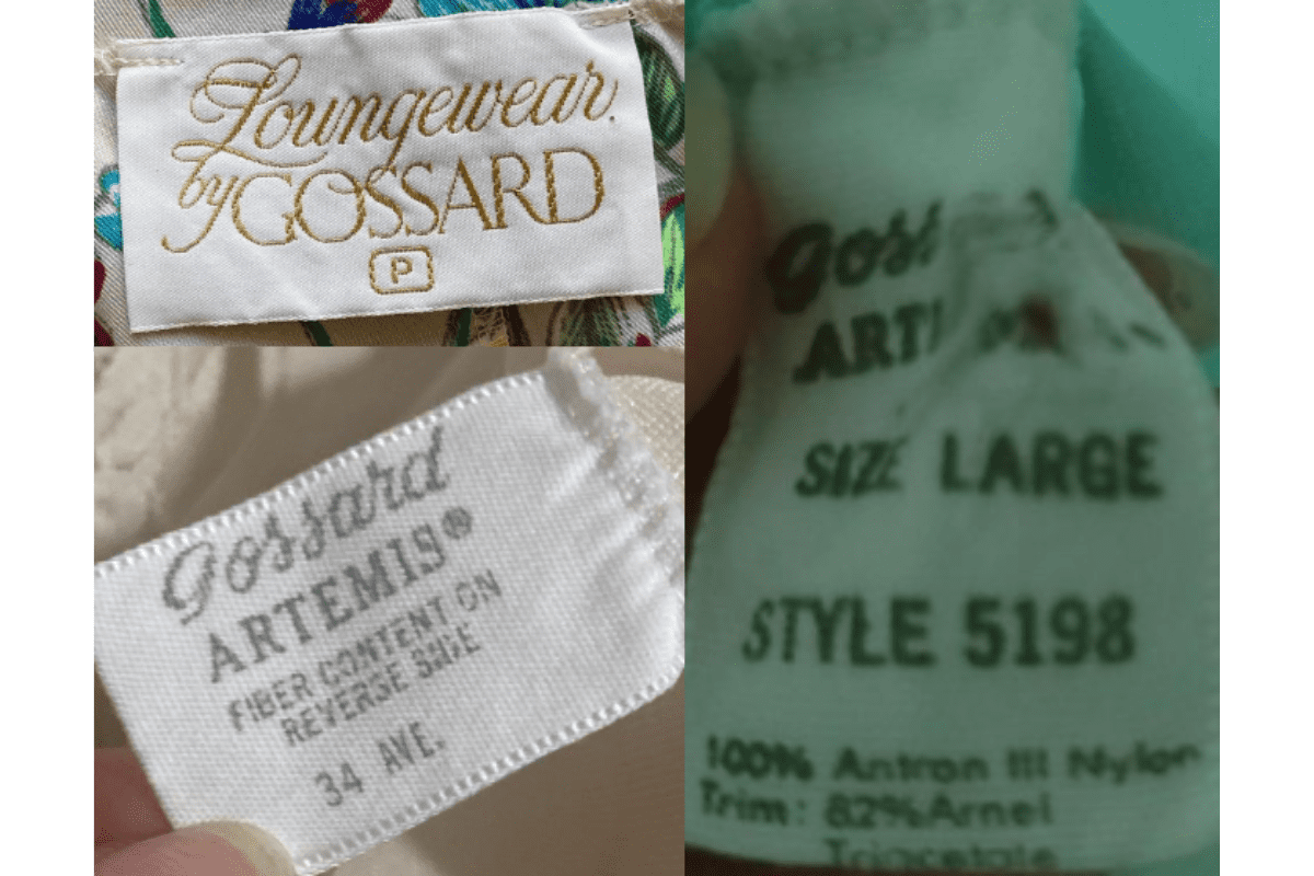 1970s Glossies Era Tags label