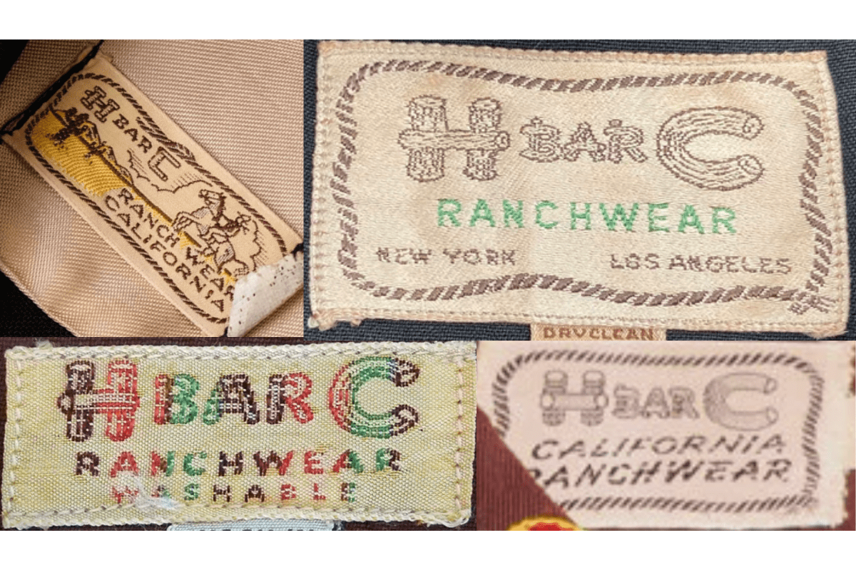1940s Hollywood Western Tags label