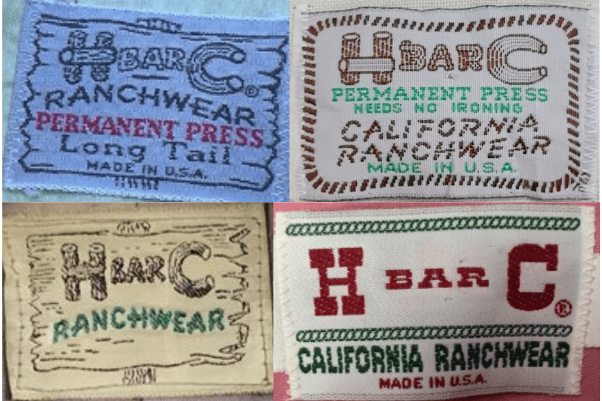 1980s Late Production Tags label