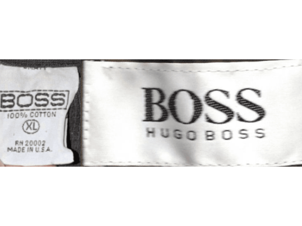 Composition & International Sizing label