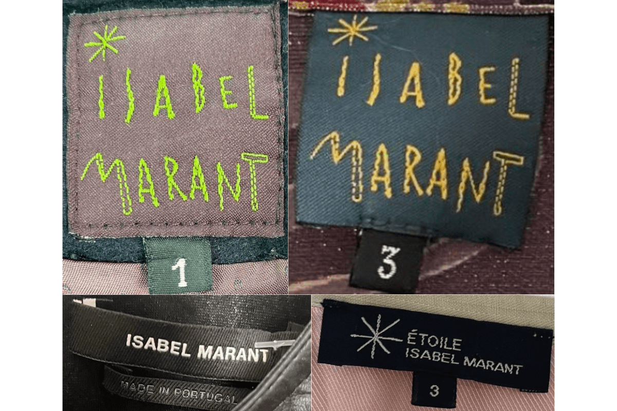 1990s vintage Isabel Marant tags label