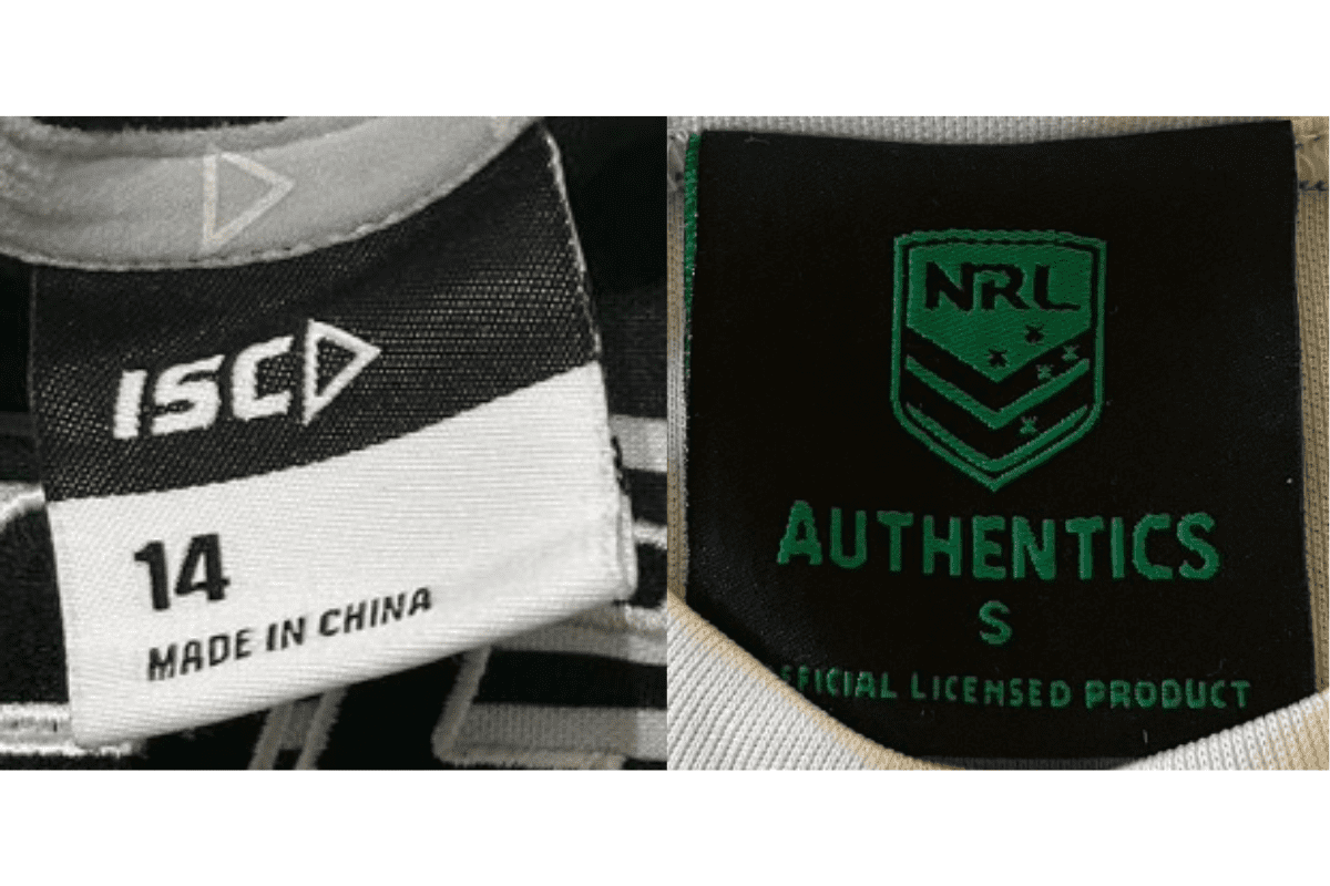2010s vintage ISC tags label