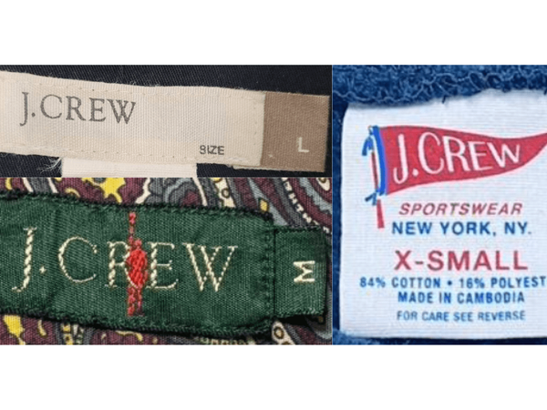 Serif-Logo Made-in-USA Tags label