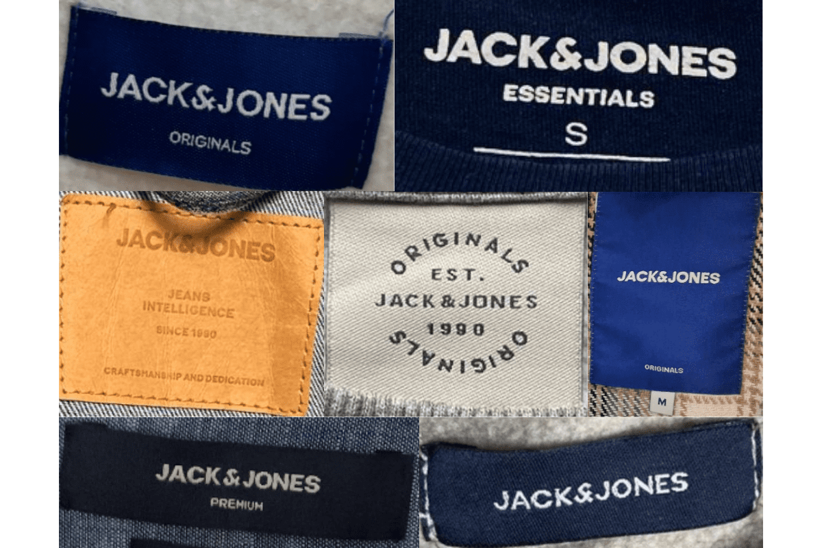 2010s vintage Jack & Jones tags label