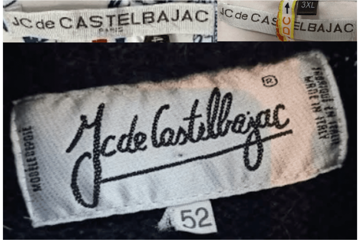 2000s vintage Jean-Charles de Castelbajac tags label