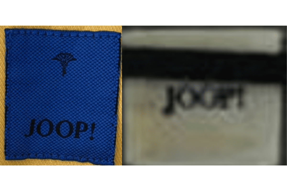 2010s vintage Joop tags label