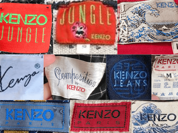 'Kenzo Paris' & Jungle Tags label