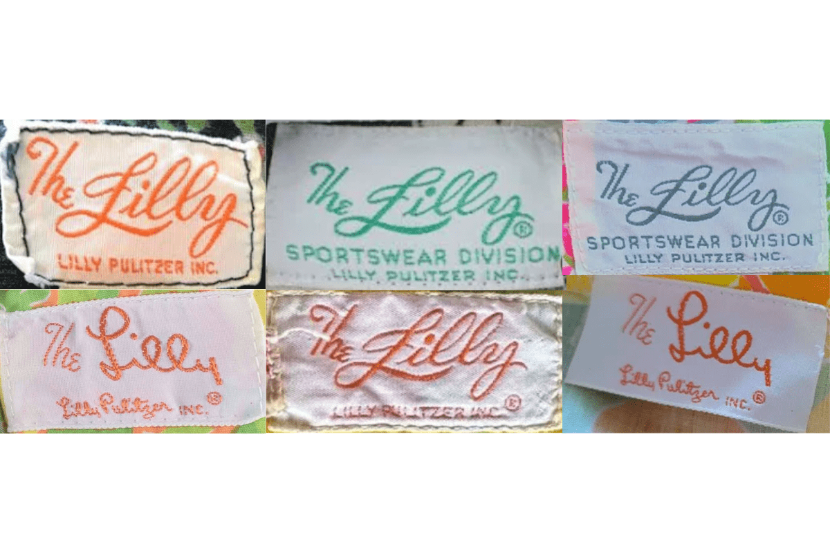 1970s vintage Lilly Pulitzer tags label