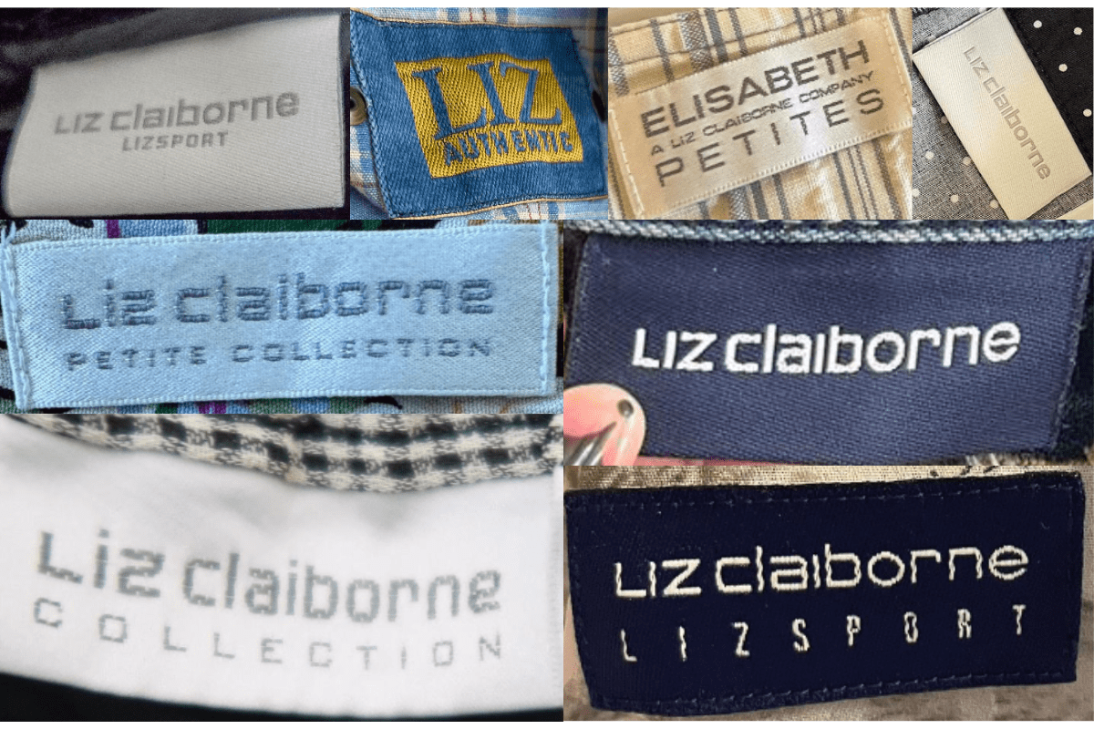 1990s vintage Liz Claiborne tags label