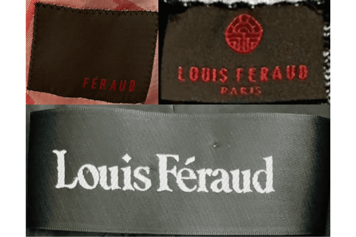 2010s vintage Louis Féraud tags label