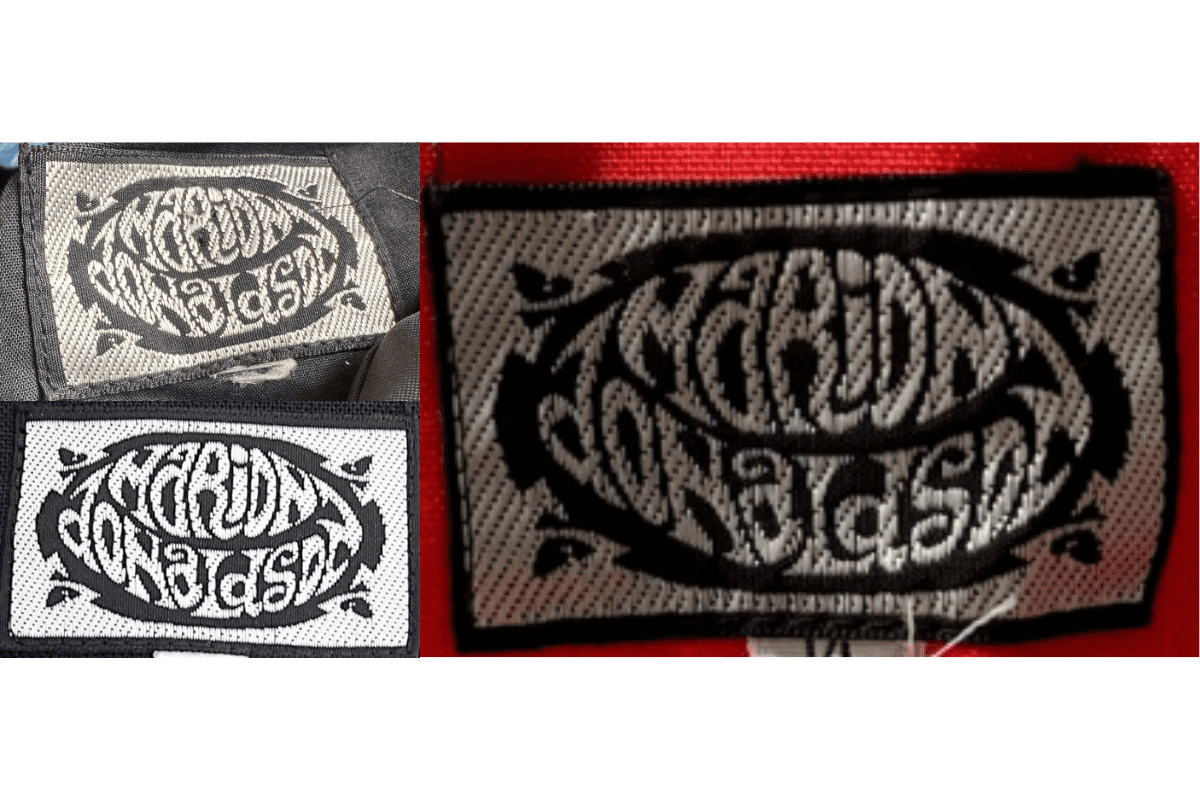 1990s vintage Marion Donaldson tags label