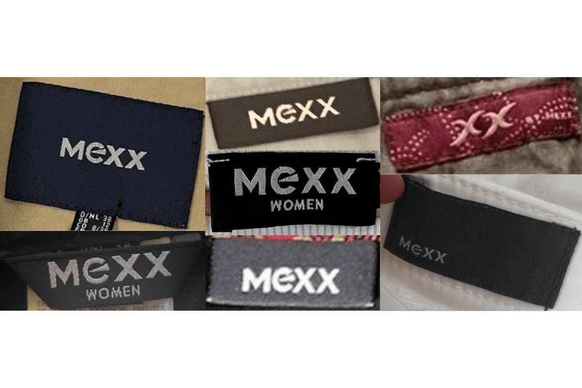 1990s vintage Mexx tags label