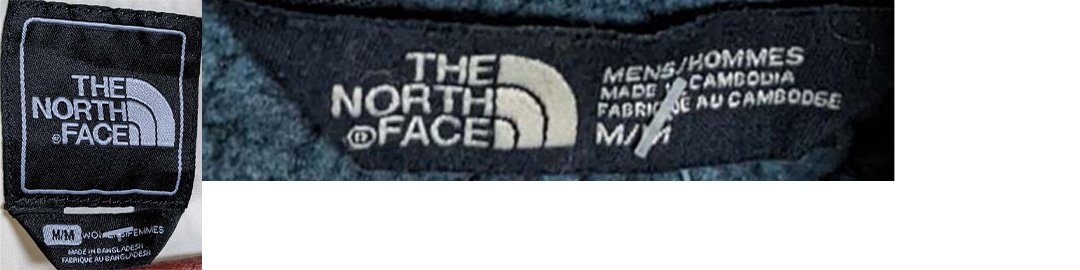 Folded Multilingual Tags label